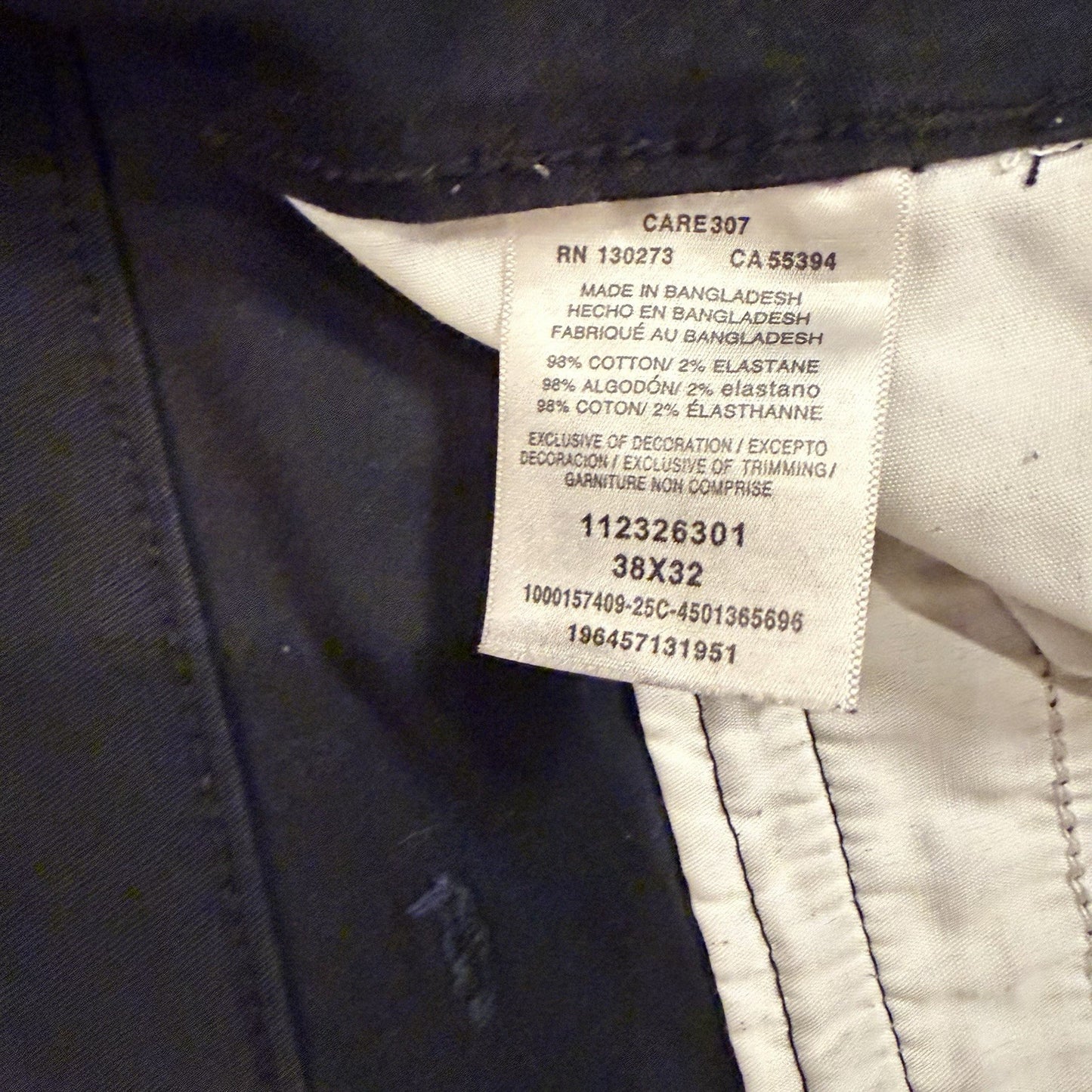 Wrangler Men's Stretch Taper Leg Regular Fit Cargo Pant Blackk 38x32