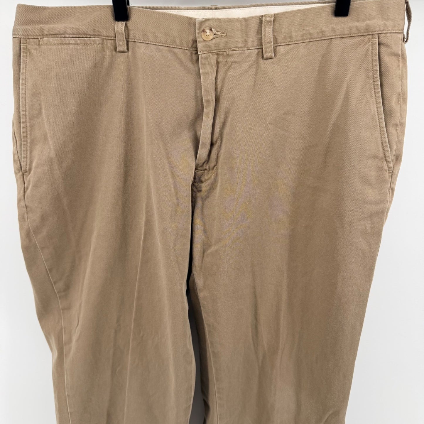 Polo Ralph Lauren Classic Fit Chino Pants Khaki Tan Cotton Twill 37x30 Mens