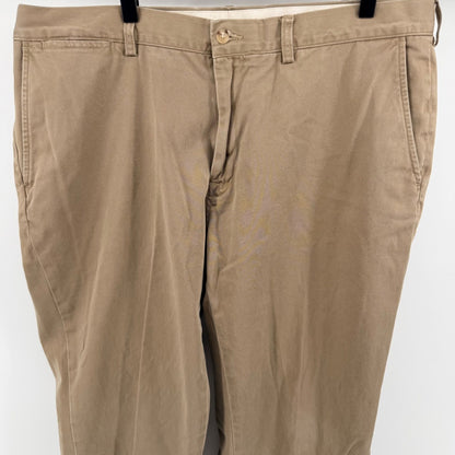 Polo Ralph Lauren Classic Fit Chino Pants Khaki Tan Cotton Twill 37x30 Mens