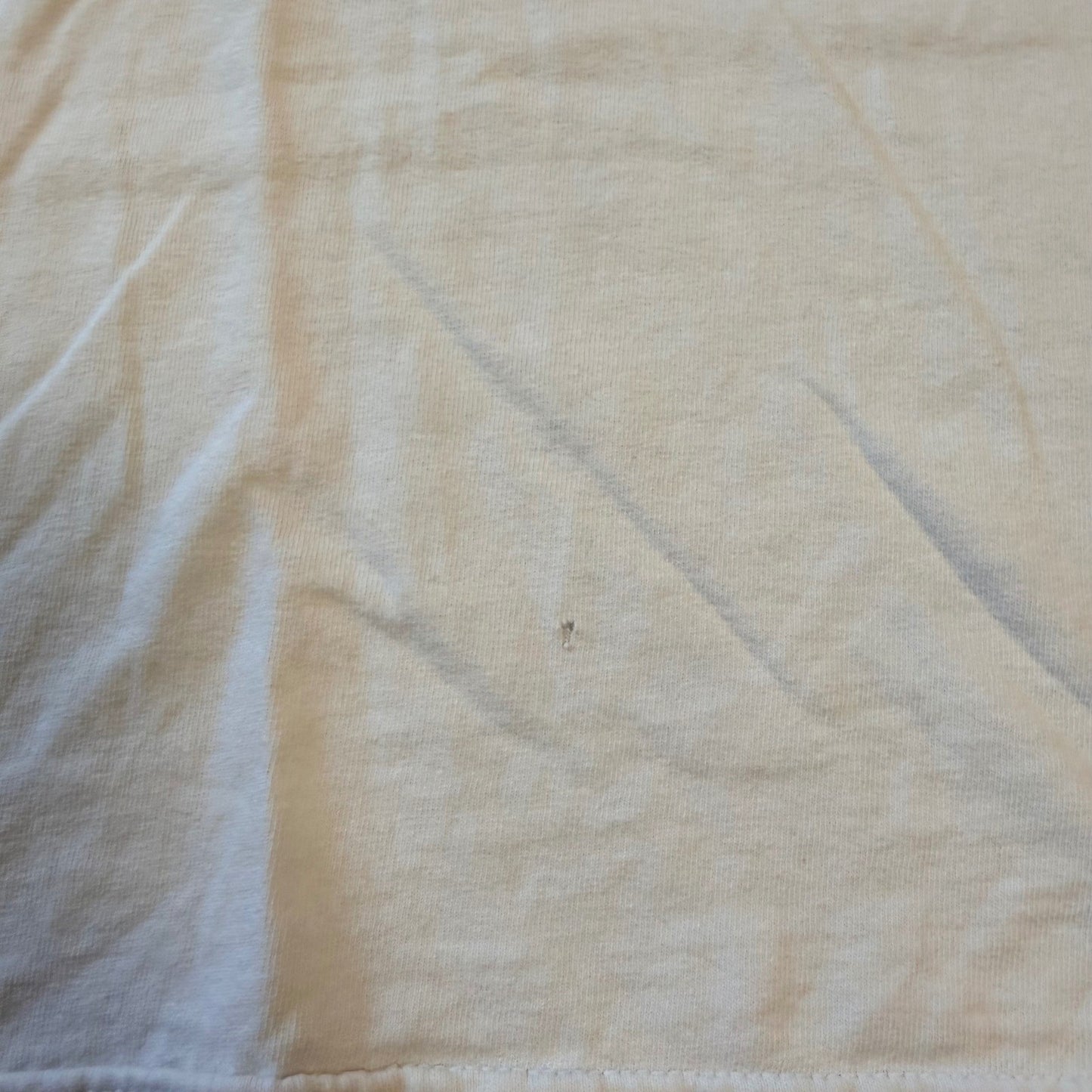 Gildan Don't Gamble With Safety Graphic T-Shirt XL White Short Sleeve
