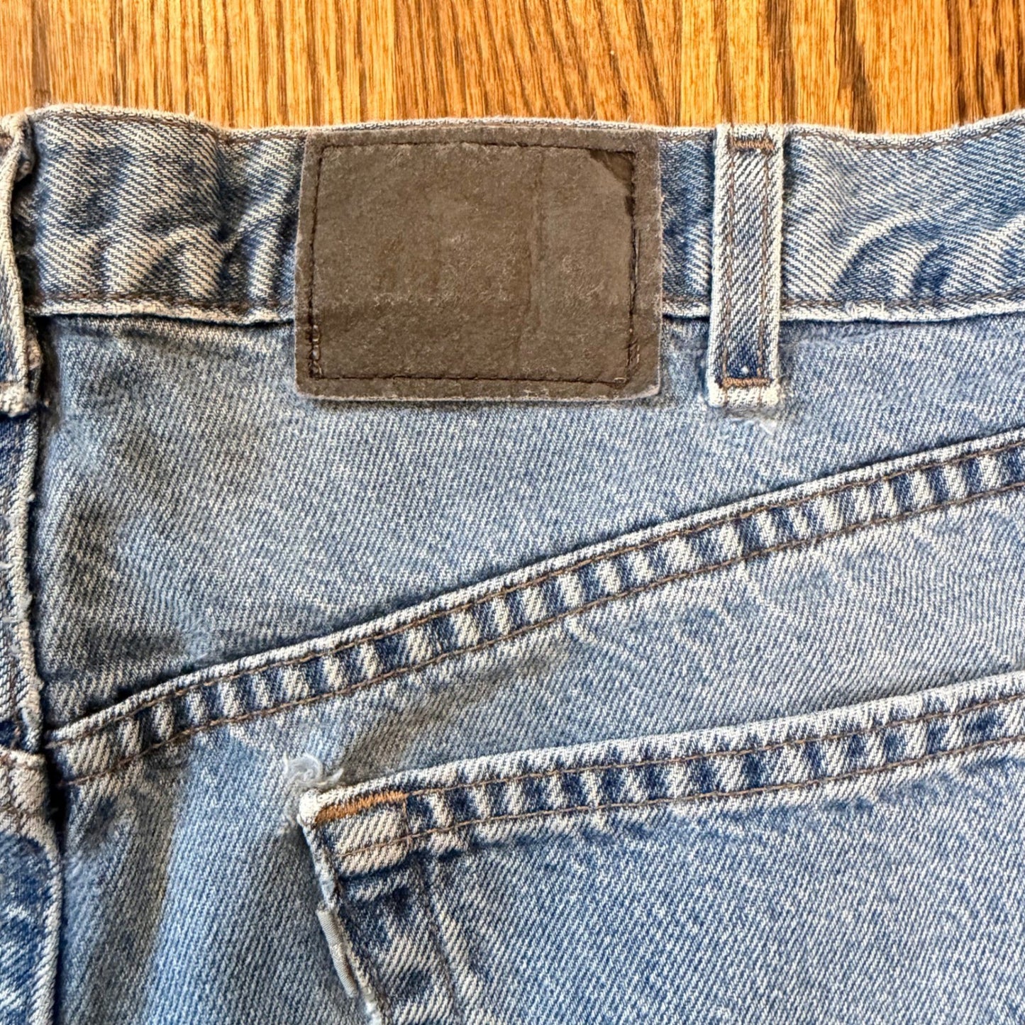 Levi SilverTab Straight Relaxed Jeans Vintage 1998 Made in USA 36x32 Light Wash