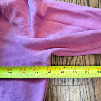 Nike Sportswear Funnel Neck Hoodie Fleece Pullover XS Pink