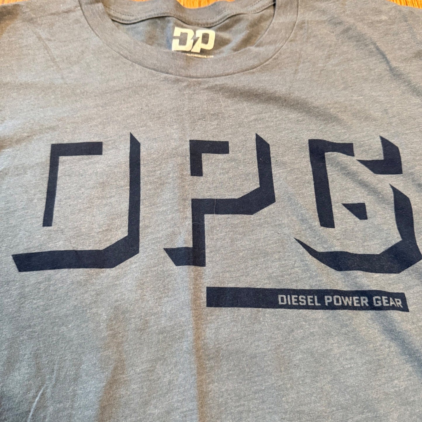 Diesel Power Gear DPG Logo Graphic T-Shirt American Flag XL Blue