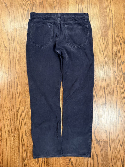Gap Corduroy Pants Mens Size 34x32 Navy Straight Leg 2000s