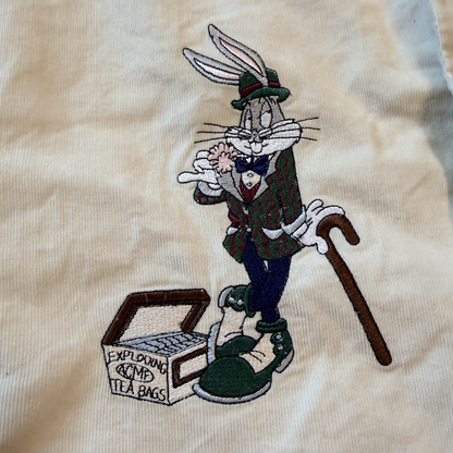Unisex Bugs Bunny Daffy Duck Vintage Vest Embroidered 1993 Looney Tunes XL