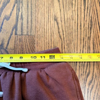 Nike Retro Logo Fleece Joggers Sweatpants Youth XL Brown Rust Collegiate