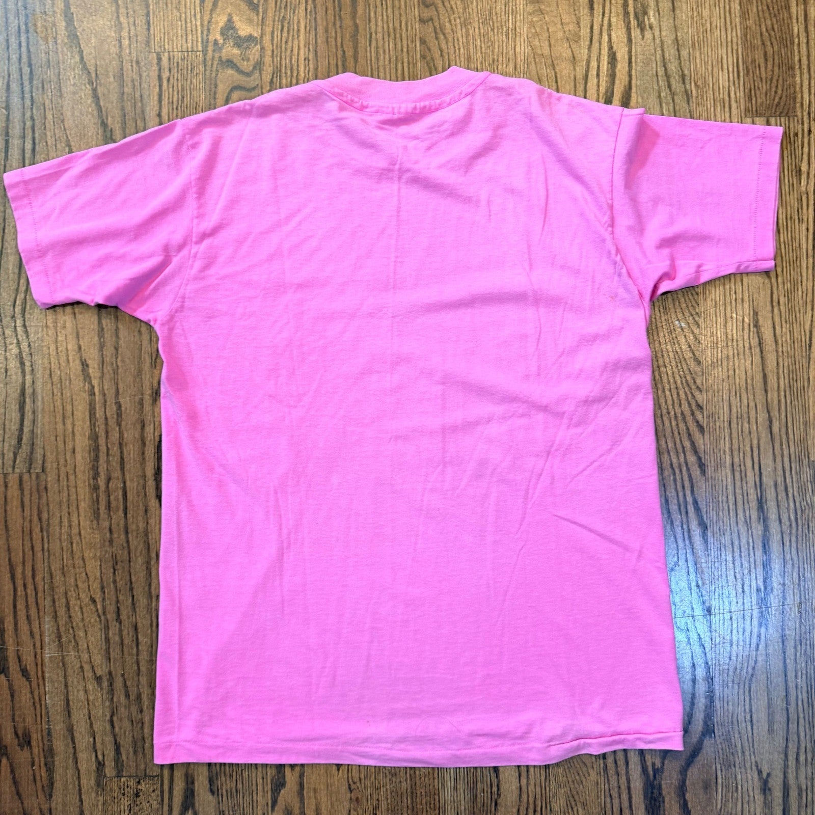 Vintage 92 Bloomsday St Lukes Med Staff Raceday Single Stitch T Sz L Pink 90s
