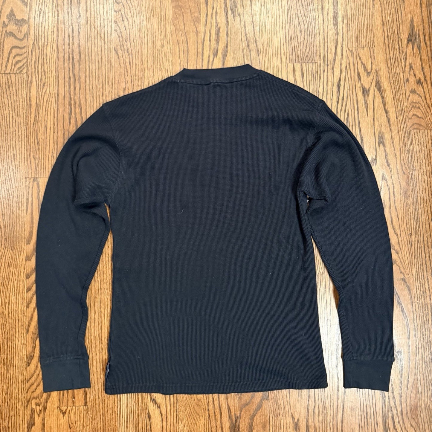 Champion Thermal Base Layer Shirt Black Long Sleeve Logo Size Small (Estimated)