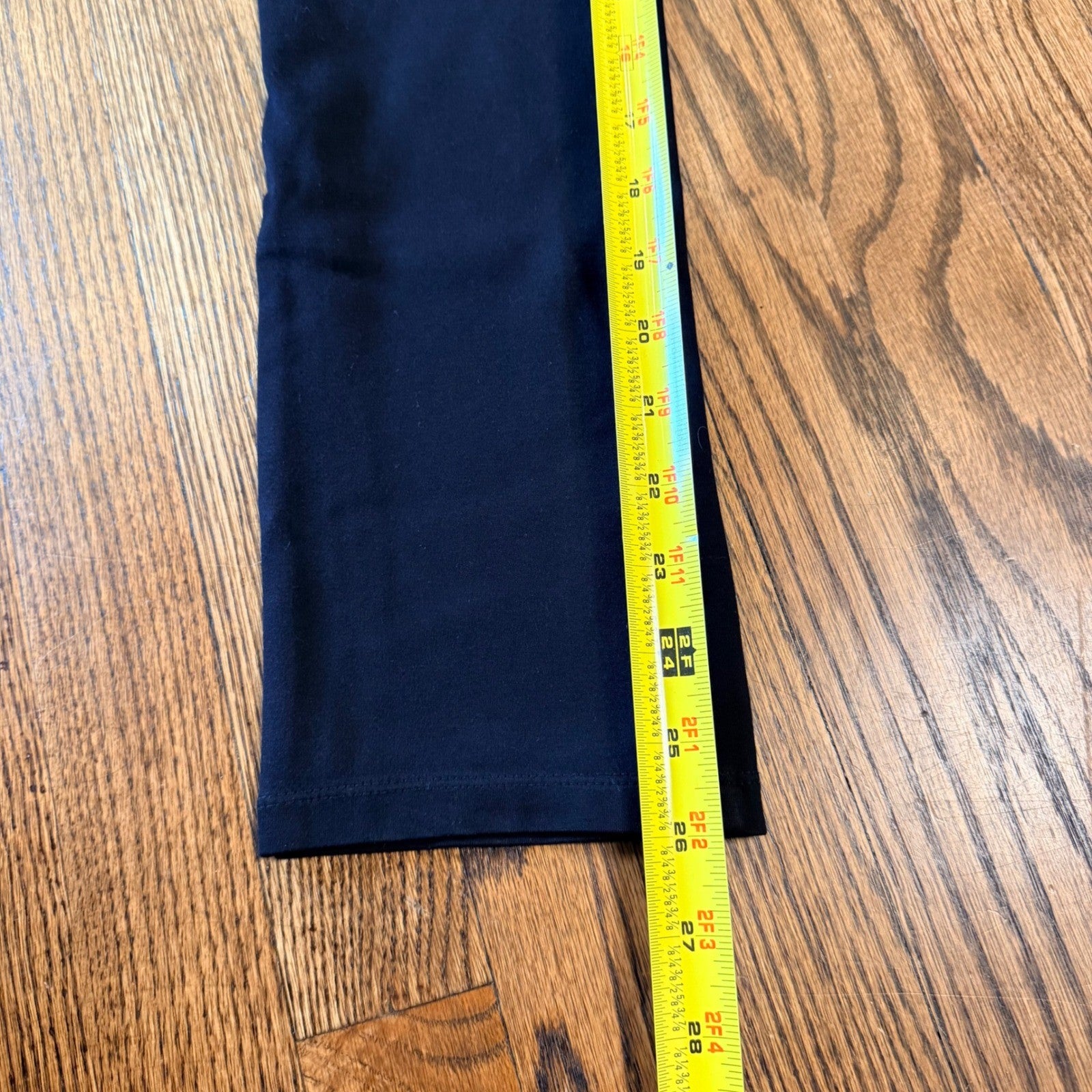 Ivanka Trump Compression Knit Slim Pants Gold Zipper Pockets XS Black