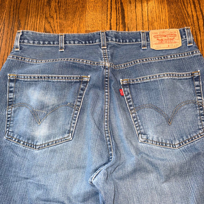 Levi's 550 Relaxed Fit Vintage 2004 Mens Jeans 38x34 Blue Denim Baggy Loose