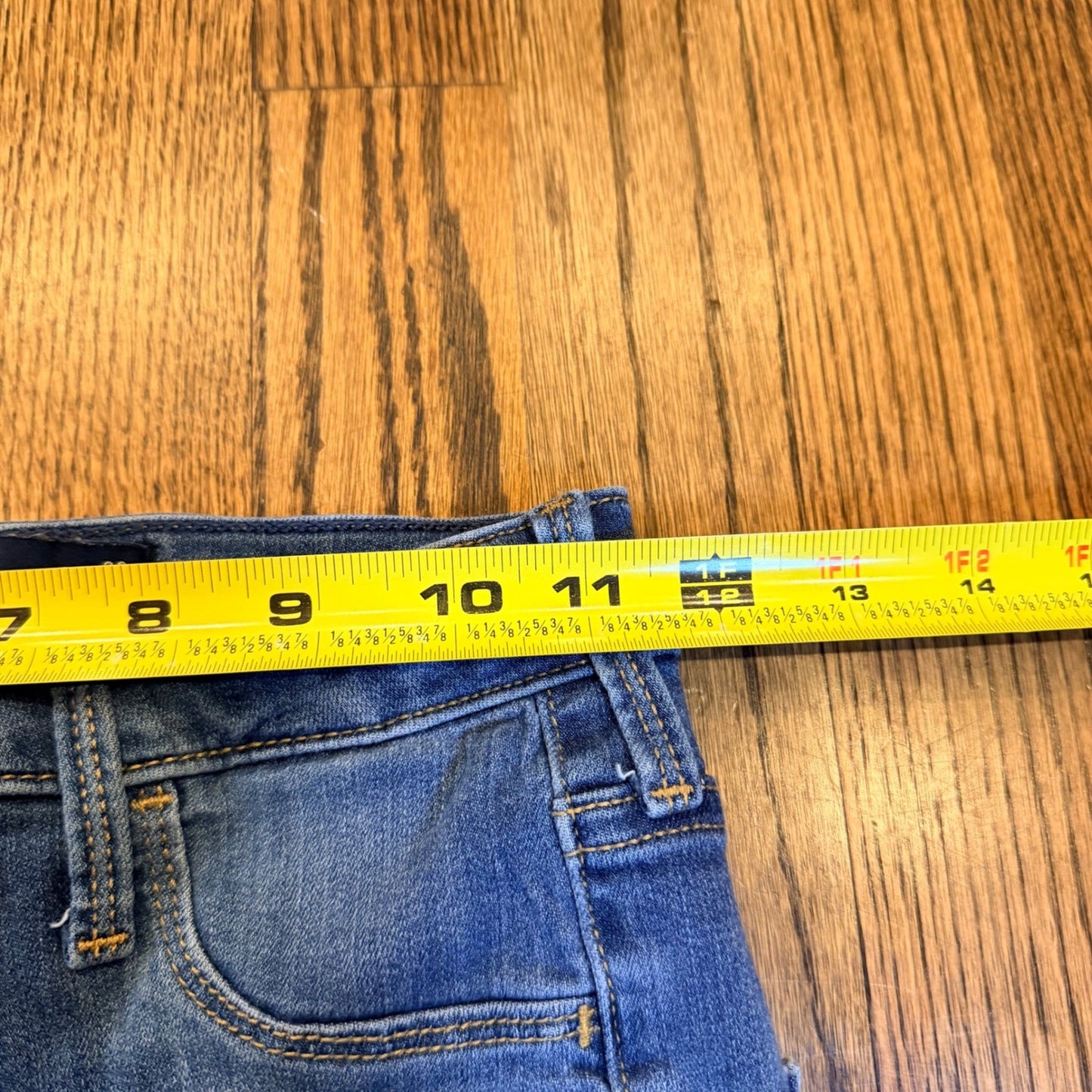 Hollister Ultra High-Rise Jean Legging Distressed Ripped Knee 3R W26 Blue
