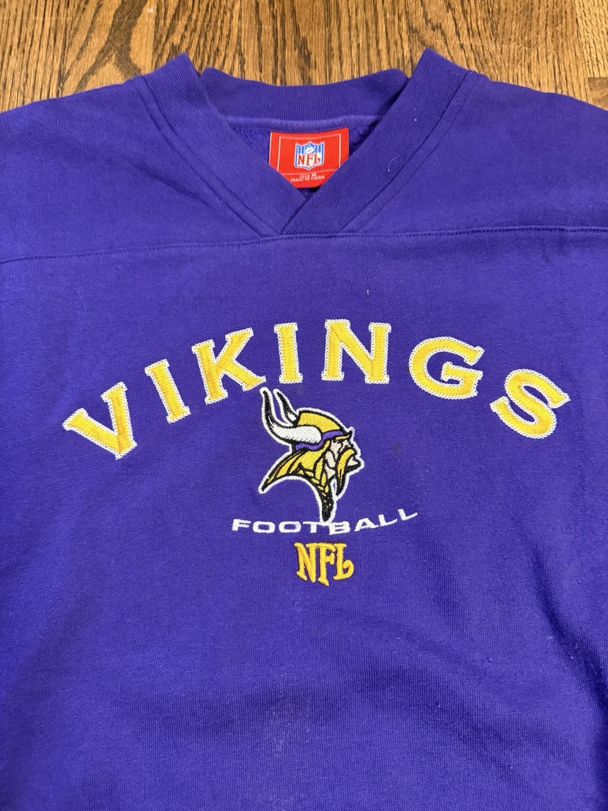 Vintage Minnesota Vikings Sweatshirt Crewneck Size M NFL