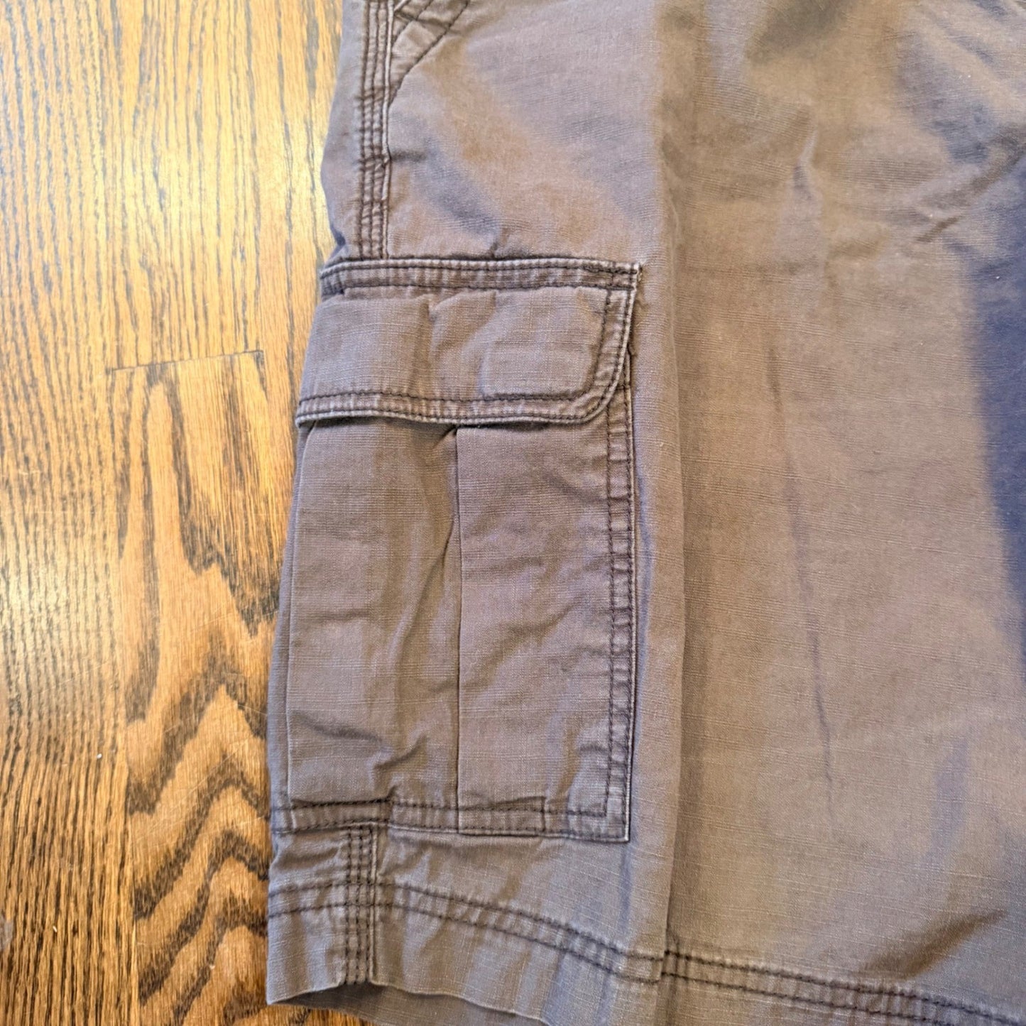 Dockers Mens Cargo Shorts Ripstop Cotton Multi Pocket Size 34 Brown