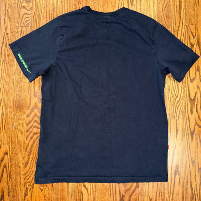 Nike Worldwide Globe Graphic T-Shirt Short Sleeve Black Large