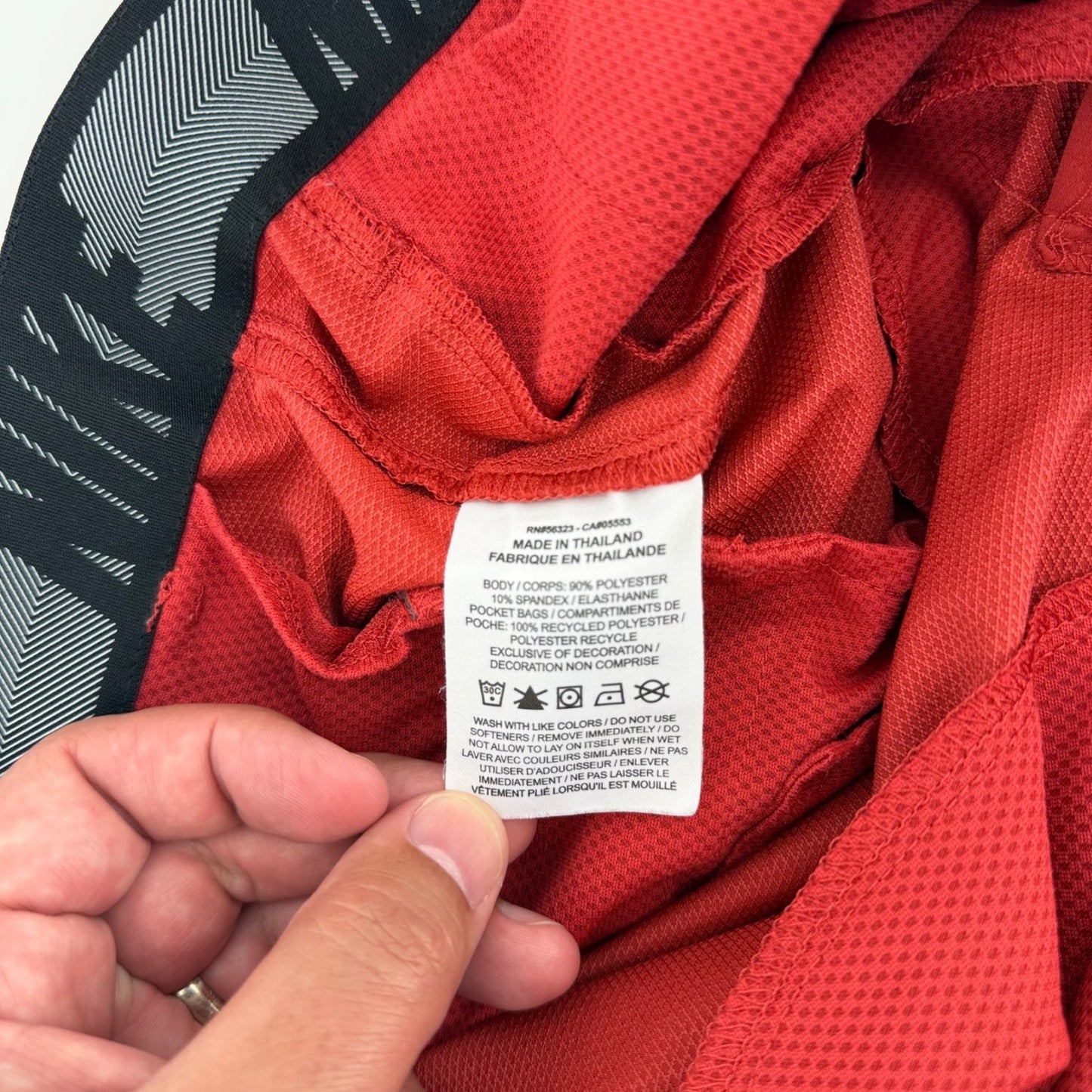 Nike Dri-FIT Hybrid Golf Short Red Performance Standard Fit 34 Preppy AJ5495-609