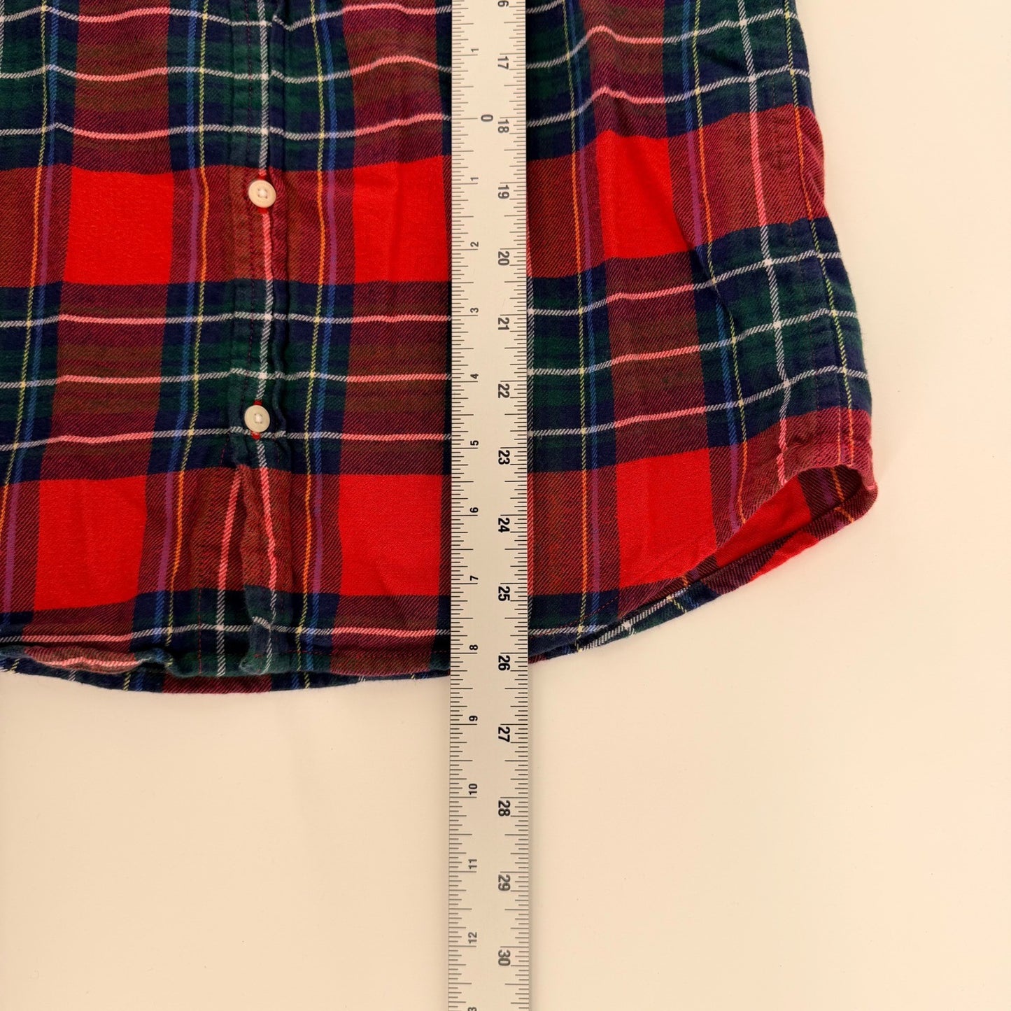 Vineyard Vines Plaid Button Down Shirt Red Green Holiday Tartan Large L