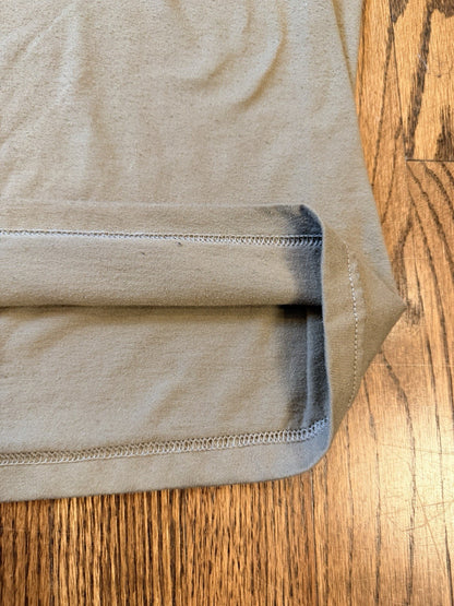 Military Issue Training T-Shirt Green Size Large Army PT Tee 23x28 USA MilSurp