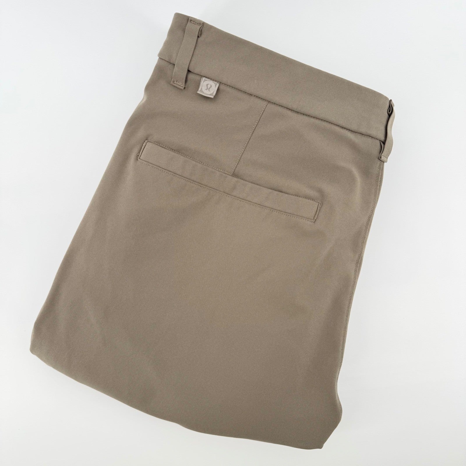Lululemon Commission Slim Fit Pant Warpstreme Chino Golf 33x30 Artifact Khaki