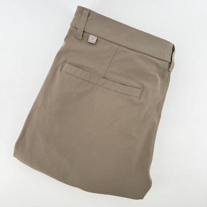 Lululemon Commission Slim Fit Pant Warpstreme Chino Golf 33x30 Artifact Khaki