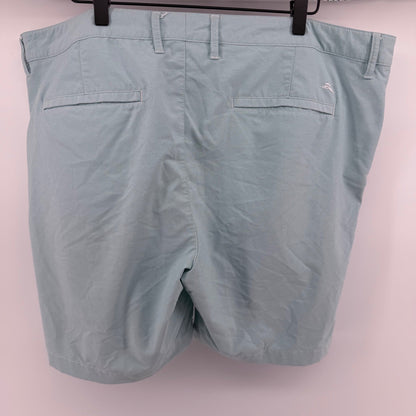 Tommy Bahama Boracay Chino Shorts Aqua Blue Tropical Summer 42 Mens