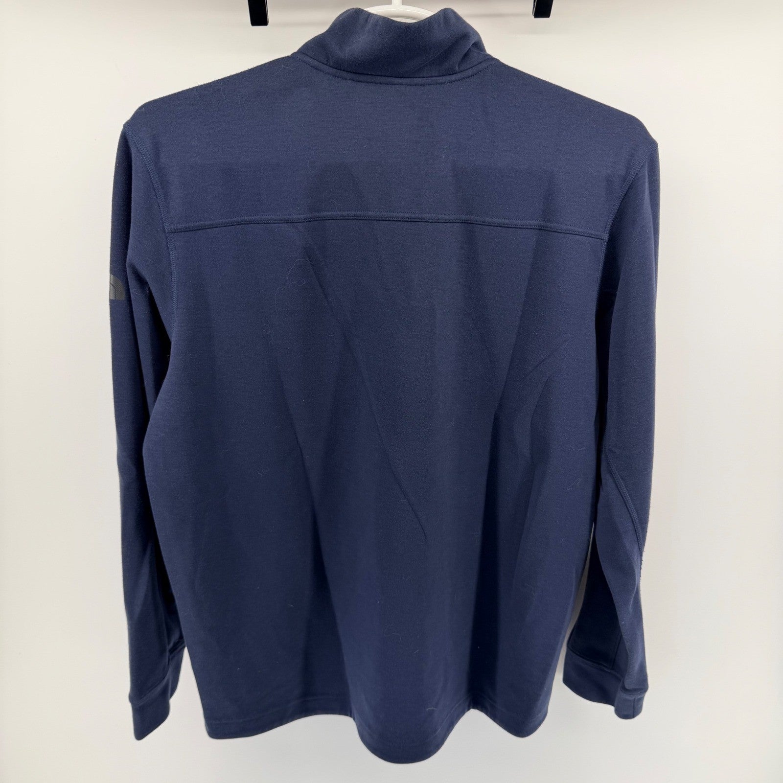 The North Face Quarter Zip Pullover Navy Blue Athletic Performance XL Mens