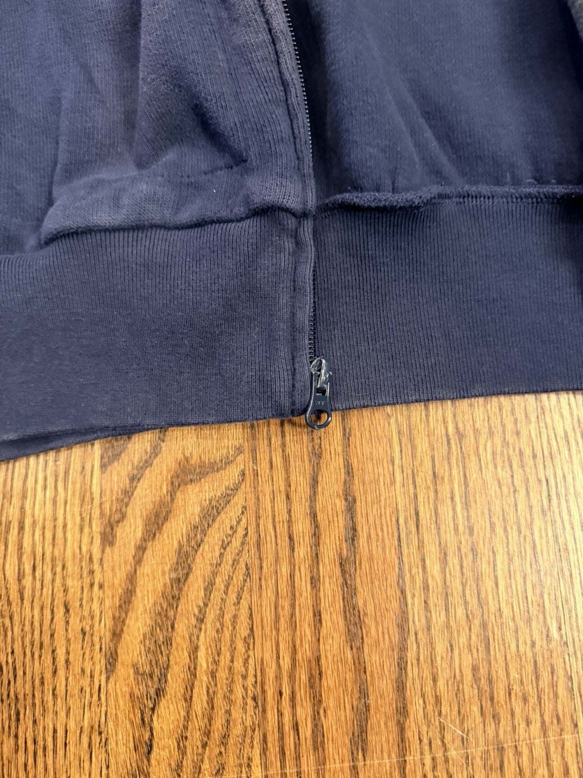 Nautica Competition Full Zip Jacket Navy Gray Size M