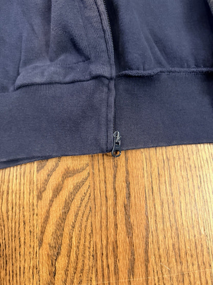 Nautica Competition Full Zip Jacket Navy Gray Size M