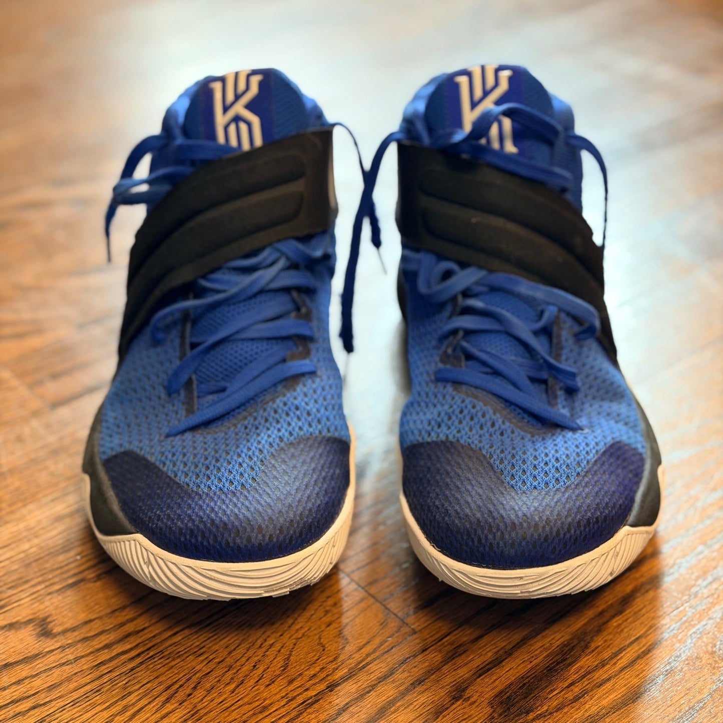 Nike Kyrie 2 Brotherhood Basketball Shoes Hyper Cobalt Blue Black White Mens