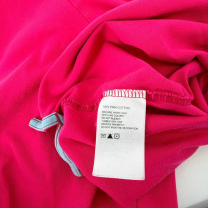 Tommy Bahama Pima Cotton Long Sleeve Pocket Tee Shirt Large Pink Resortwear