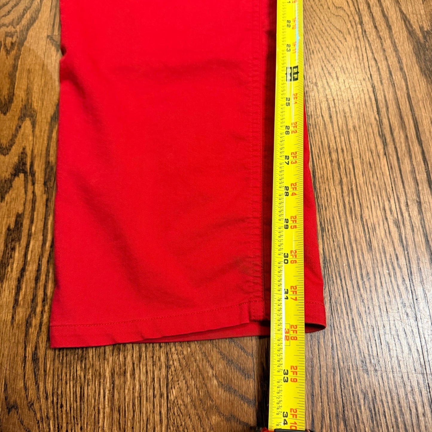 Nike Golf Modern Fit Dri-FIT Pants 36x32 Red Performance Trousers