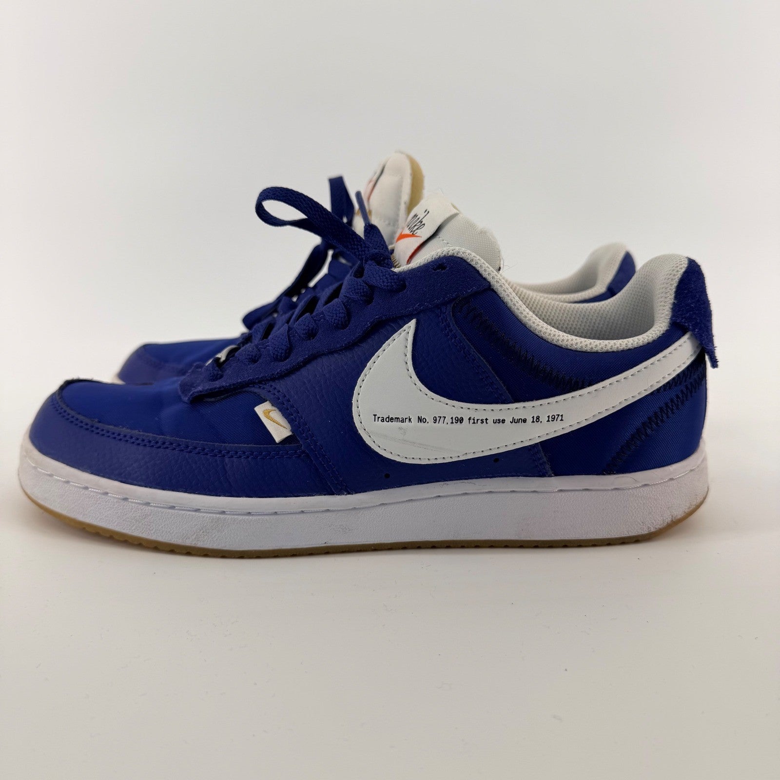 Nike Court Vision Low First Use 50th Anniversary Blue White Gum 8.5 Mens