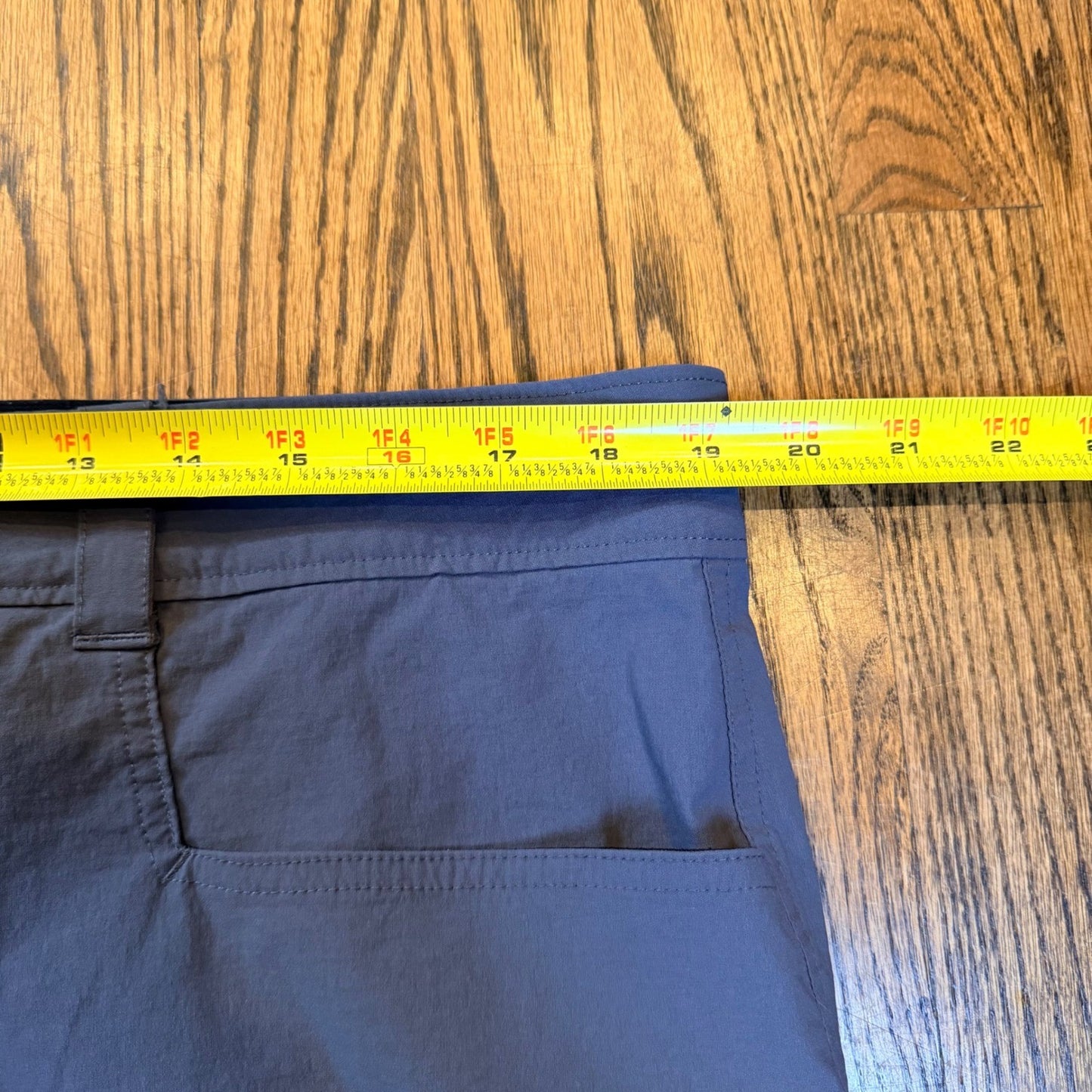 Orvis Tech Cargo Shorts Outdoor Hiking Utility Size 38 Grey Midweight
