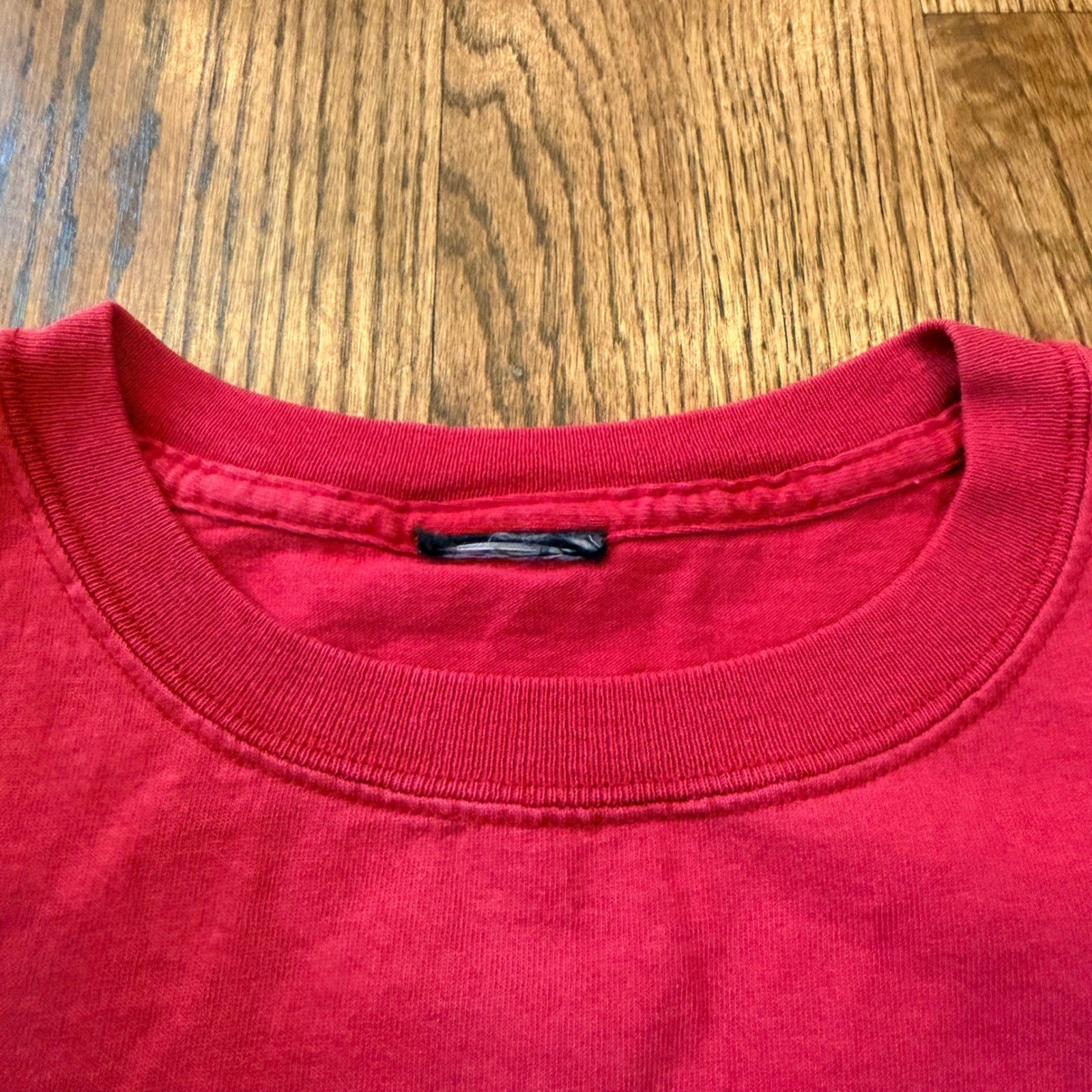 Vintage Nike Stanford Cardinal T-Shirt Red Arched Graphic Distressed Mens Large