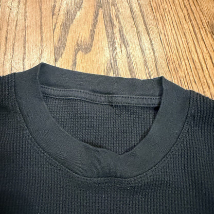Champion Thermal Base Layer Shirt Black Long Sleeve Logo Size Small (Estimated)