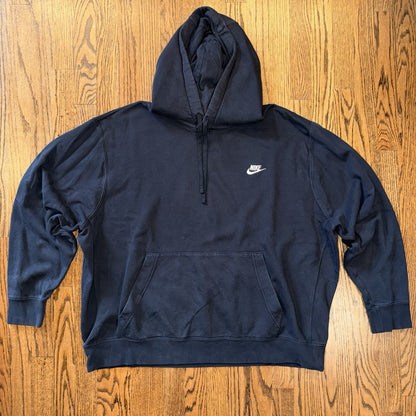 Nike Sportswear Club Fleece Sweatshirt Hoodie Men's XXL Logo Black BV2654-010