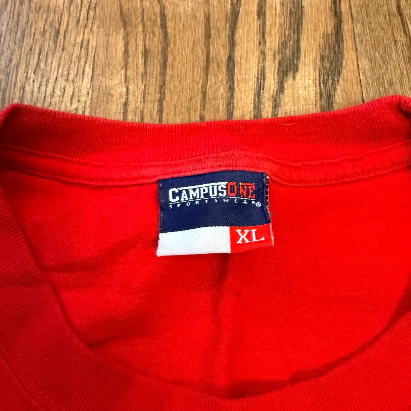 Campus One Eastern Eagles Graphic T-Shirt Collegiate Red XL Mens