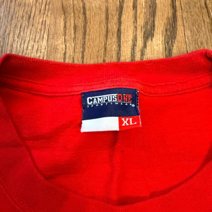 Campus One Eastern Eagles Graphic T-Shirt Collegiate Red XL Mens