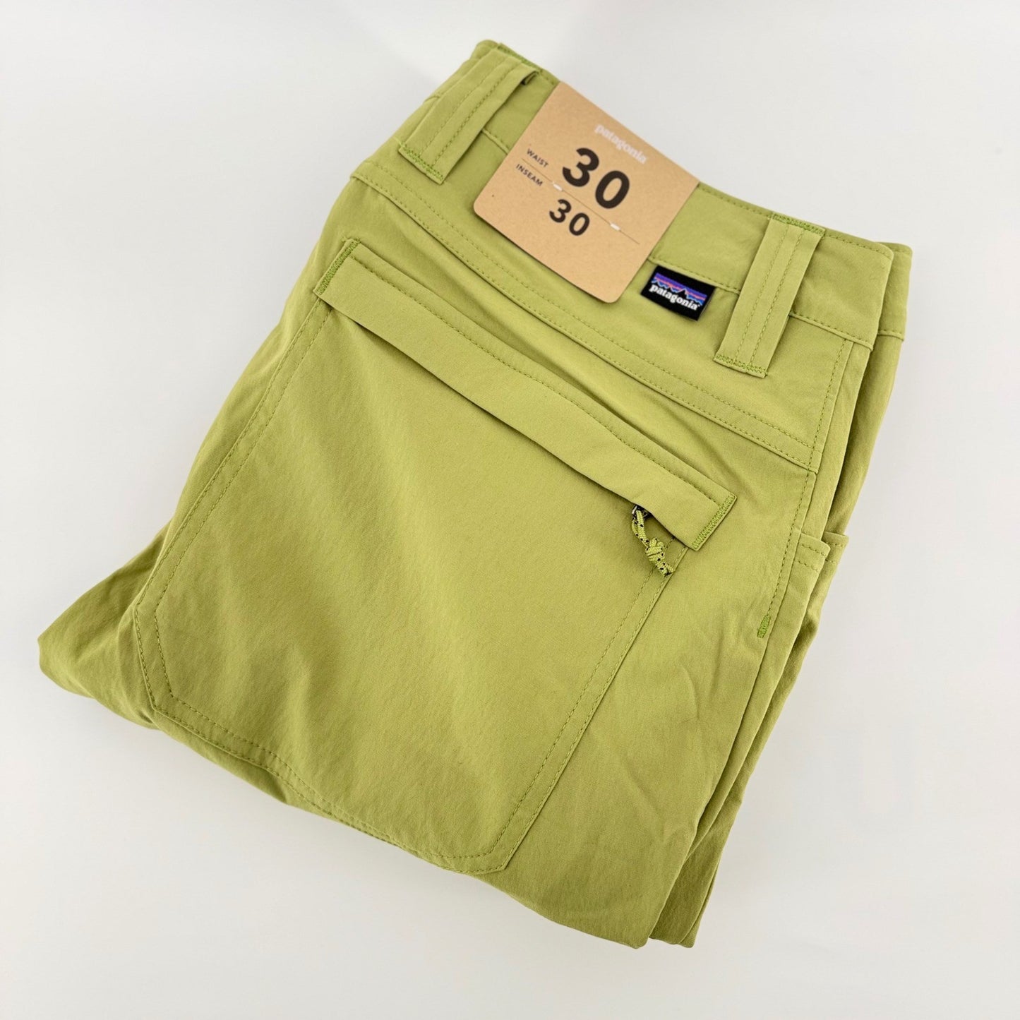 Patagonia Quandary Hiking Pants 40+ UPF Slim Straight 30x30 Bud Green