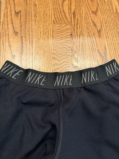 Nike Dri-Fit Fleece Sweatpants Black Joggers Size M – Good Condition