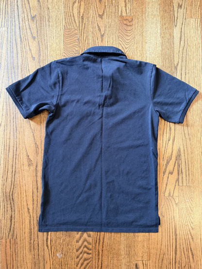 Vintage Jordan Nike Air Polo Shirt Embroidered Logo Black Men’s Small S Retro
