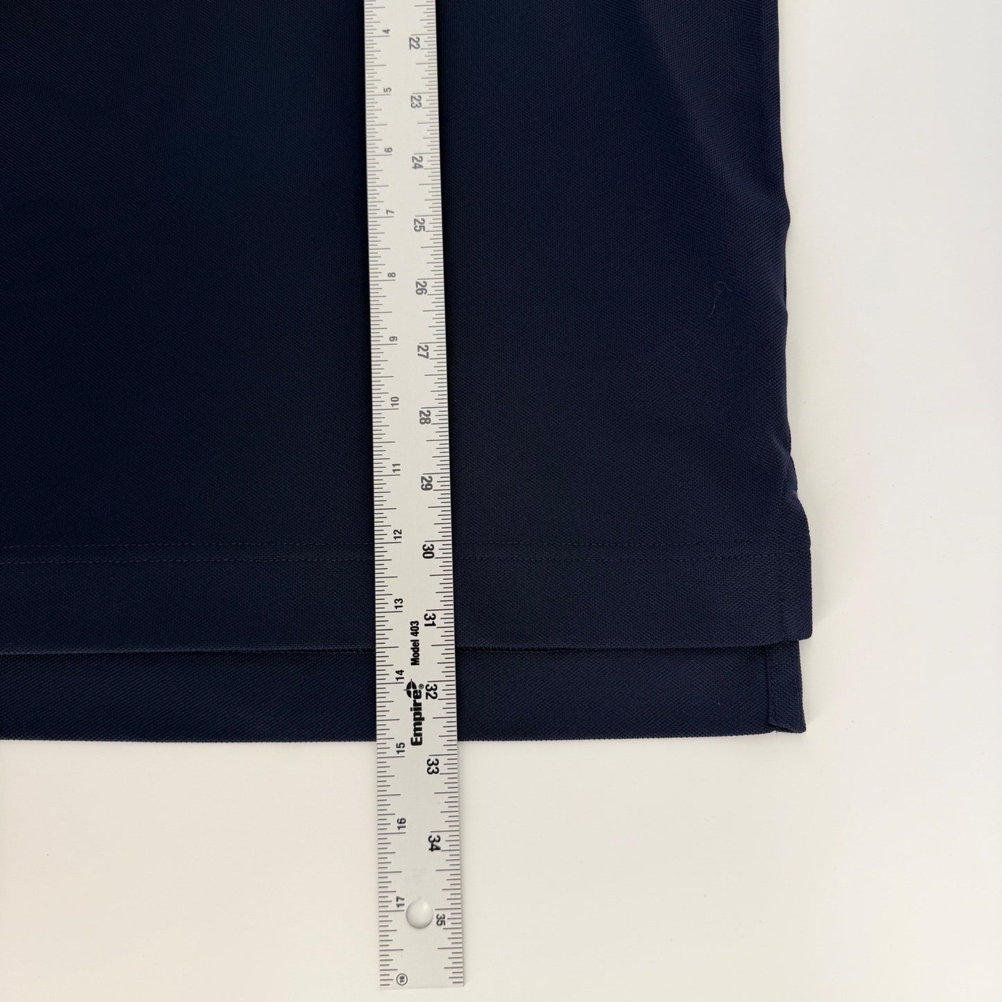 FootJoy ProDry Golf Polo Shirt Patterned Collar Fircrest Logo XL Navy Blue