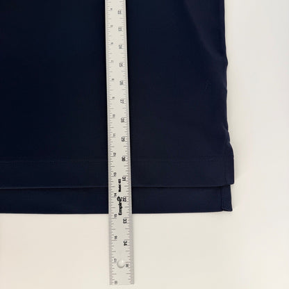 FootJoy ProDry Golf Polo Shirt Patterned Collar Fircrest Logo XL Navy Blue