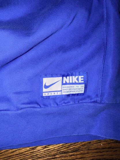 Nike Basketball Crewneck Sweatshirt Medium | Zipper Pockets | Blue Streetwear