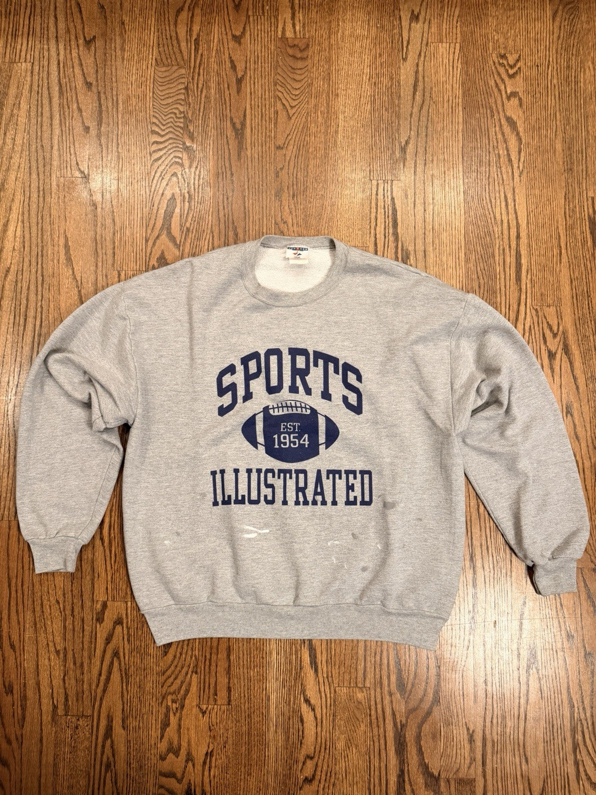 Sports Illustrated Vintage 2000s Grey Sweatshirt Adult XL USA Made