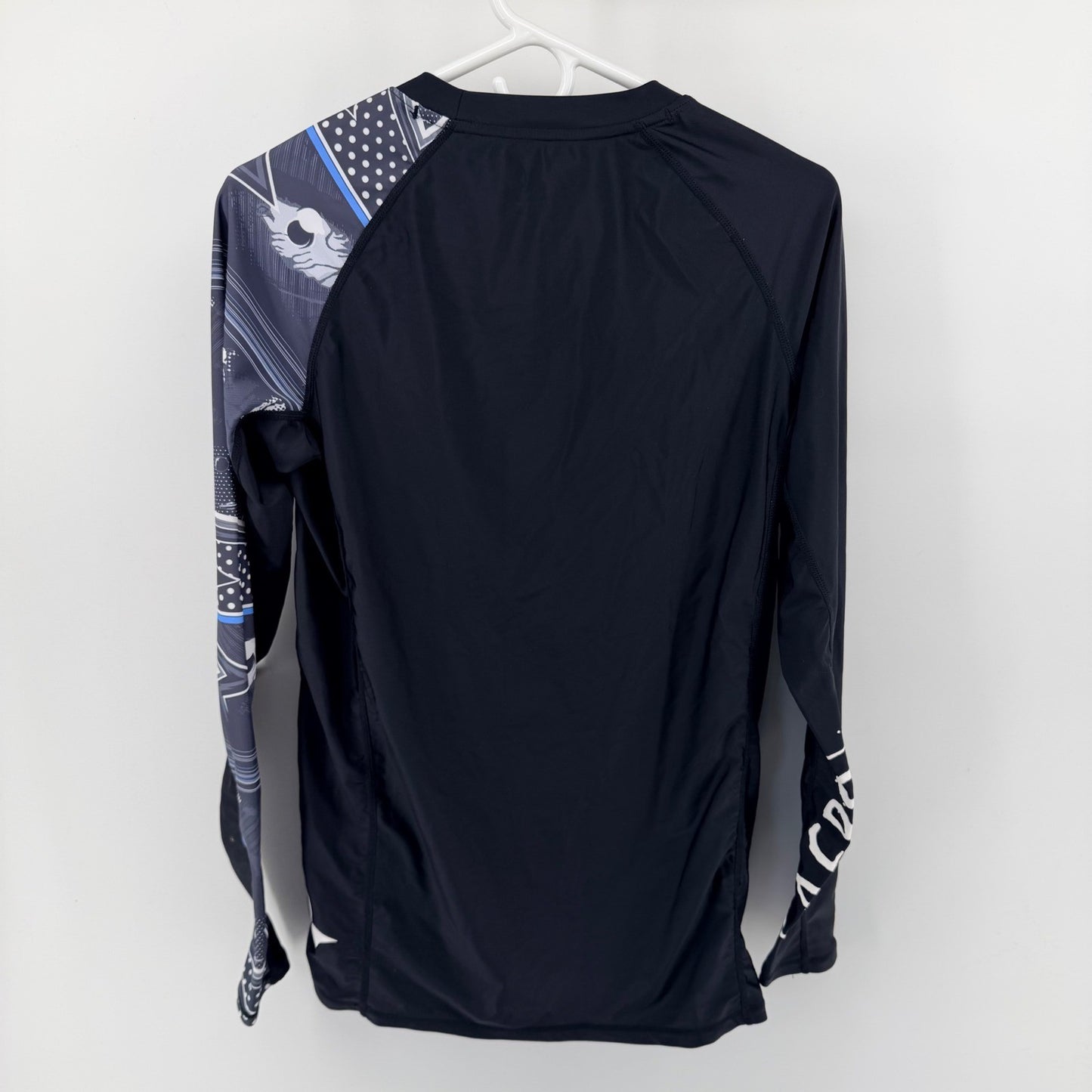 LAFROI Burst Compression Rash Guard 2pc Bundle Mens LG Black Graphic Long Sleeve