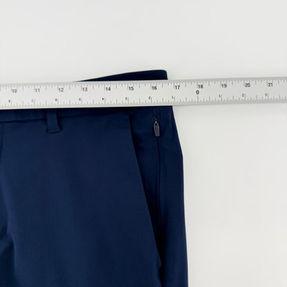 Lululemon Commission Slim Fit Pant Warpstreme Navy Blue Tech Chino 33 x 31