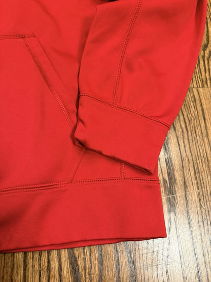 Nike Therma Fit Pullover Hoodie Mens L  Red Black Big Swoosh