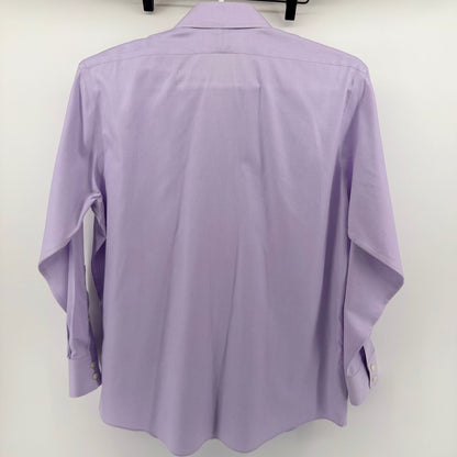 Brooks Brothers Non-Iron Dress Shirt Supima Cotton 16-33 Lavender Purple Mens