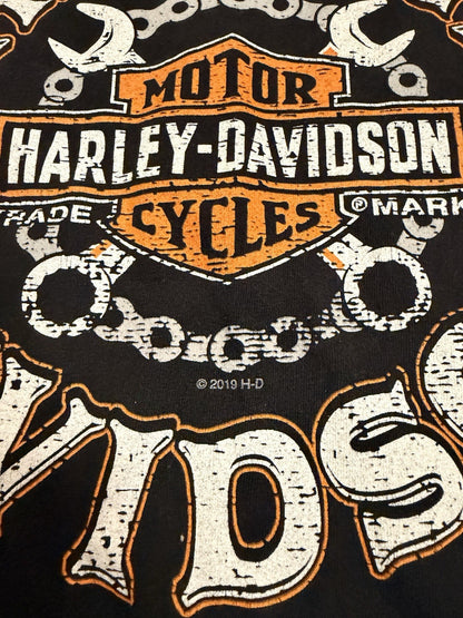 Harley Davison T-Shirt Men’s Size XL Whiskey Row Prescott  Az Black Short Sleeve
