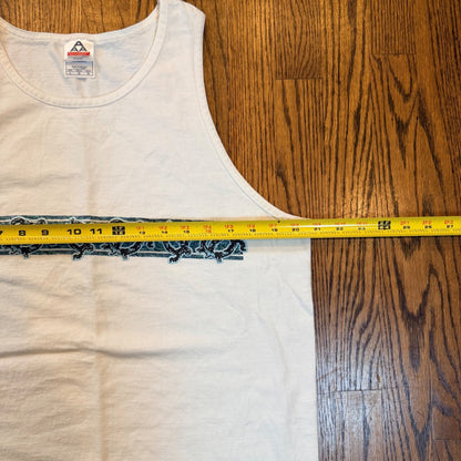 Alstyle Hawaii Surf Legends Tank Top Sea Turtle Graphic Size L White